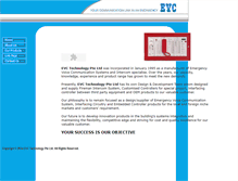 Tablet Screenshot of evc.com.sg