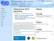 Tablet Screenshot of evc.de